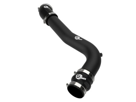 aFe 20-23 Ford Explorer ST V6 3.0L (tt) BladeRunner 2-3 4in Aluminum Cold Charge Pipe - Black For Sale